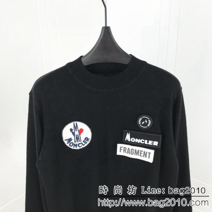 MONCLER蒙口 X 藤原浩聯名款 舒適透氣柔軟 男款羊毛衫 ydi1557